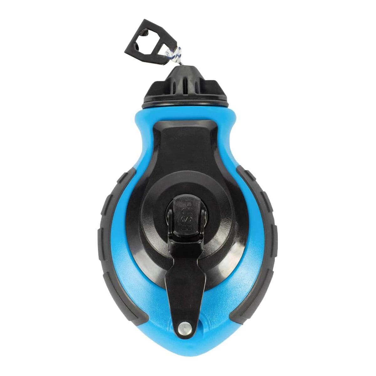 Chalk Line Tool - 100 Feet Thick Line, Hook Design, 6:1 Gear Ratio, Metal Handle