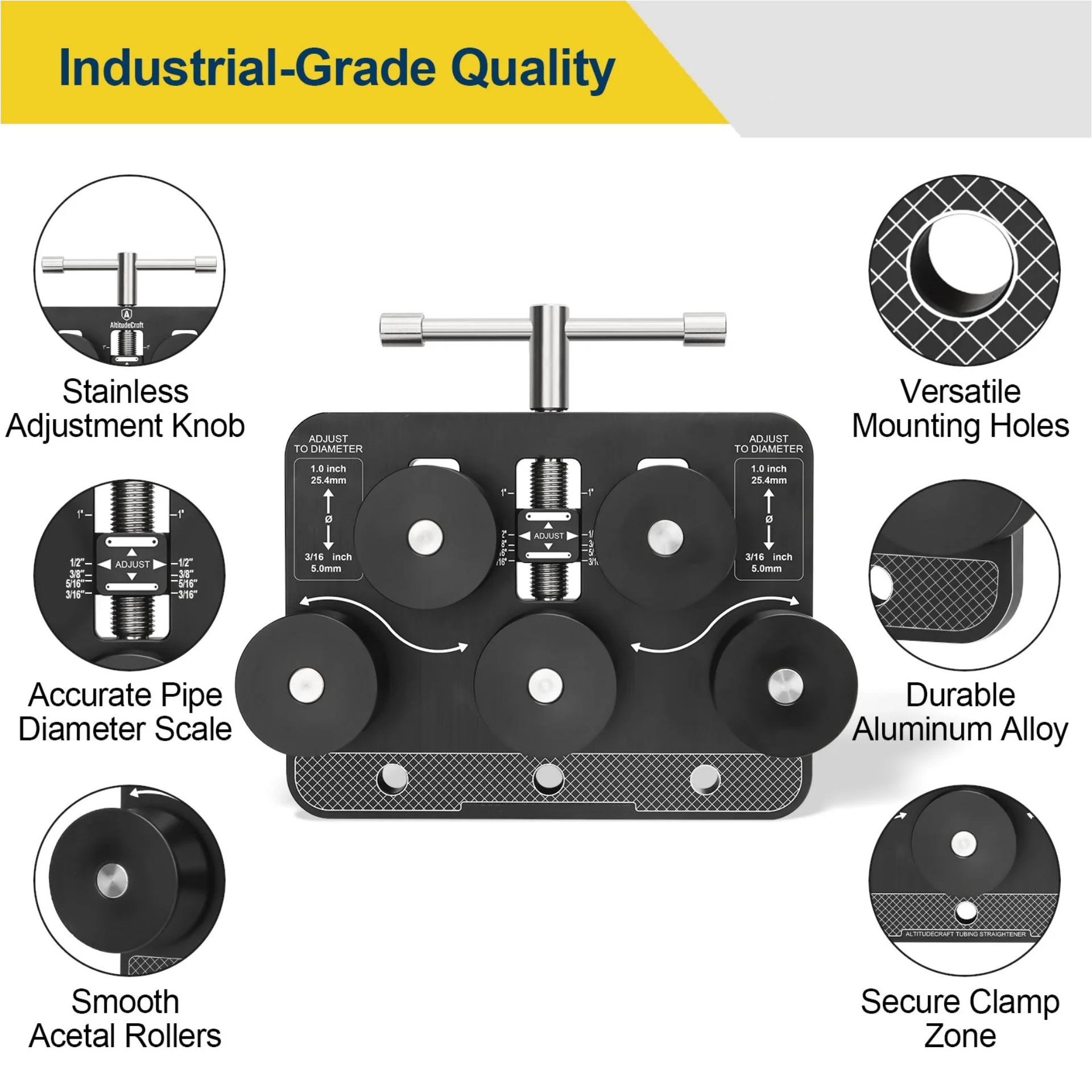 Tube Straightener – For 3/16" to 1.0" Diameter Tubing
