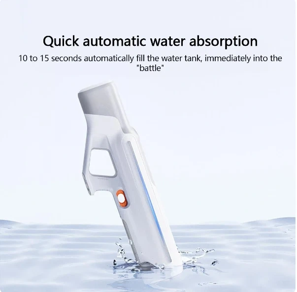 Automatic water gun with suction nozzle - a children's toy