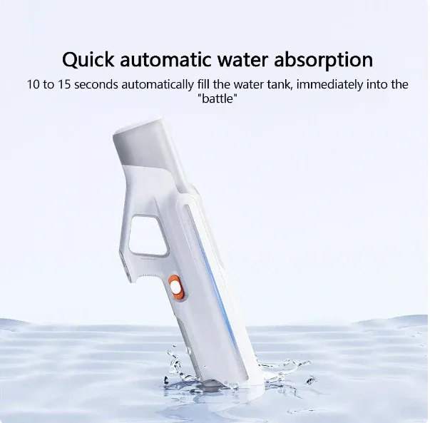 Automatic water gun with suction nozzle - a children's toy