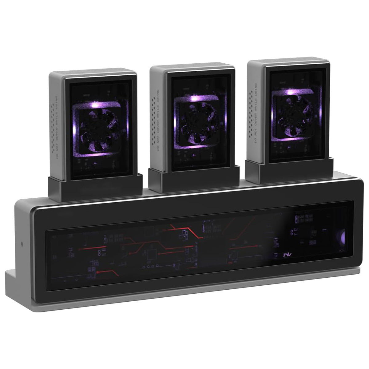 External SSD Enclosure Hub – 3× M.2 NVMe Slots