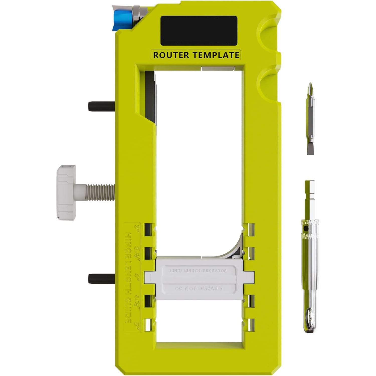 Adjustable Door Hinge Mortise Jig Kit