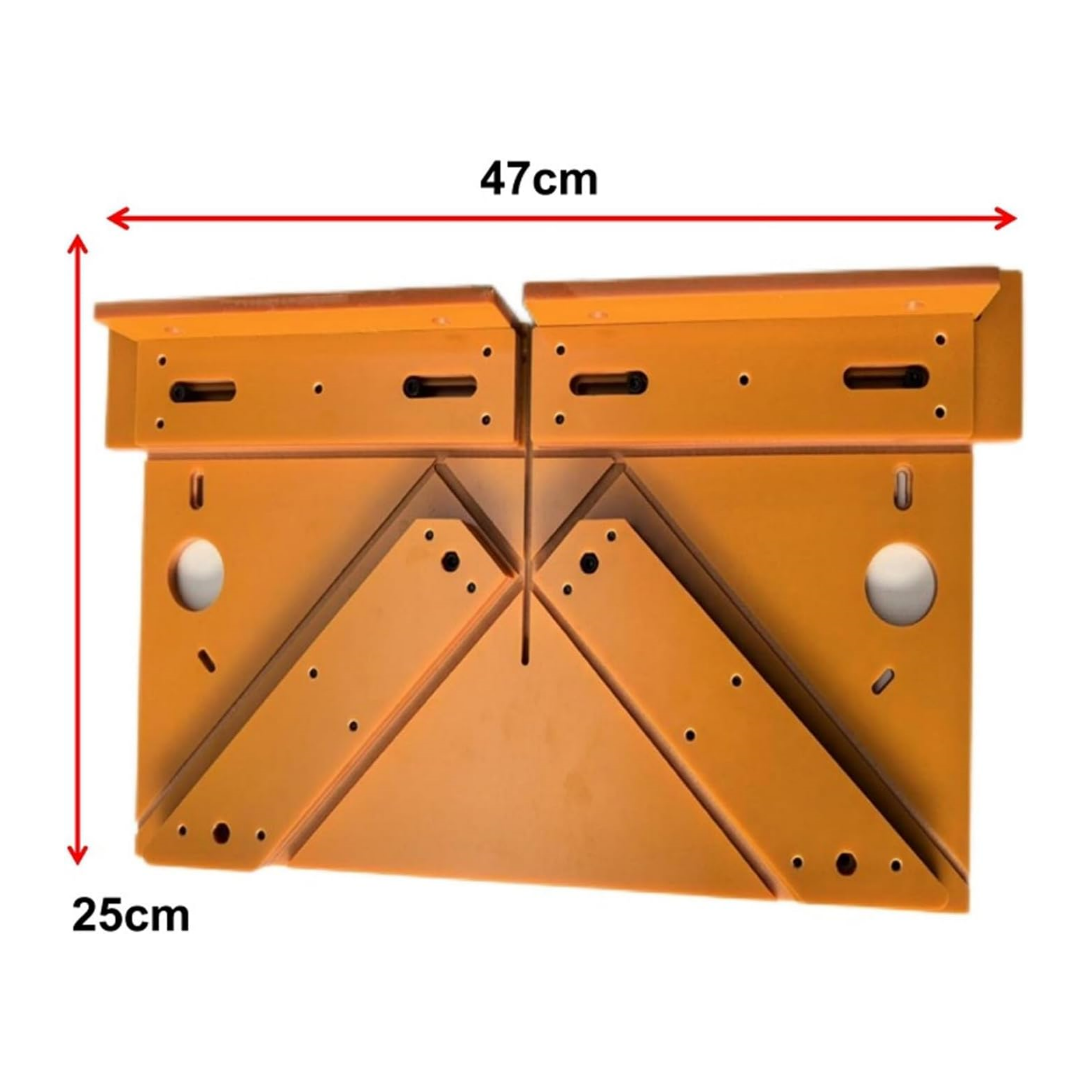 45-Degree Miter Guide for Door & Window Trim – 8mm Thick, 90°/45° Guides