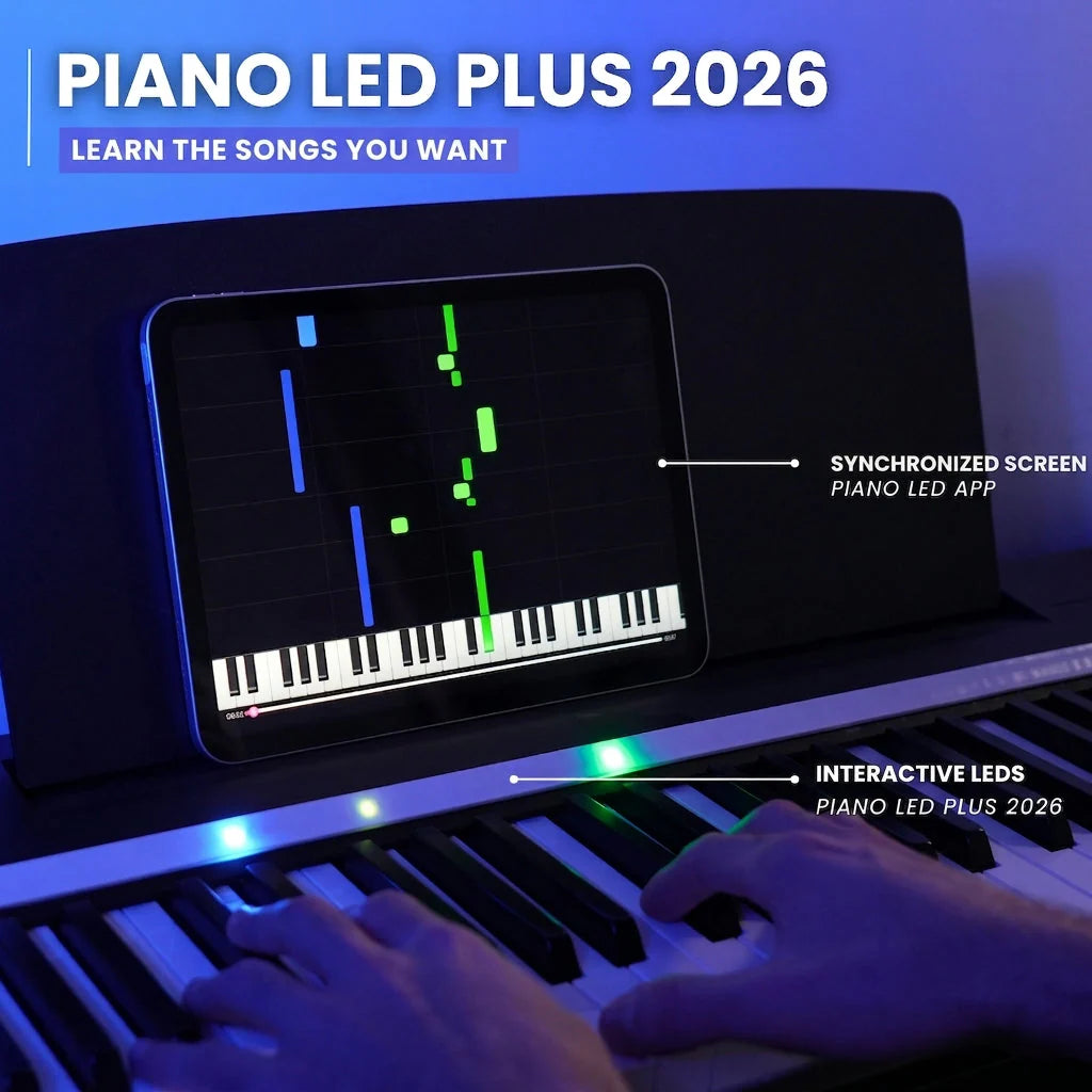 Piano LED Plus – Light-Guided Learning System | USB & MIDI Compatible