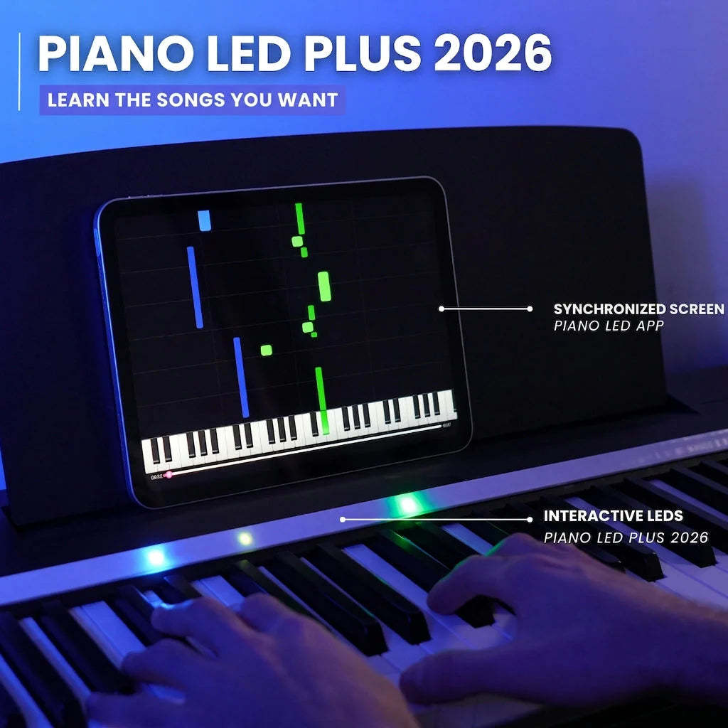 Piano LED Plus – Light-Guided Learning System | USB & MIDI Compatible