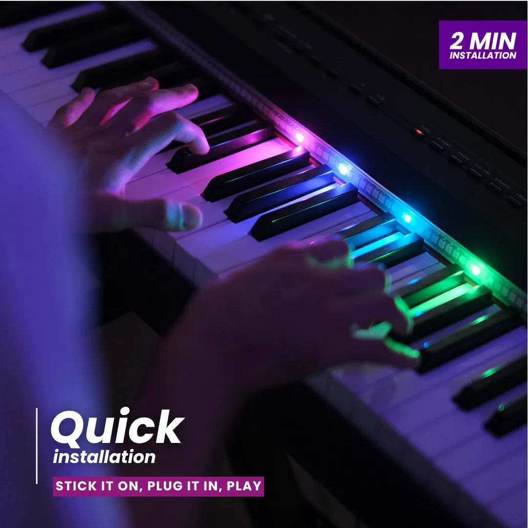 Piano LED Plus – Light-Guided Learning System | USB & MIDI Compatible