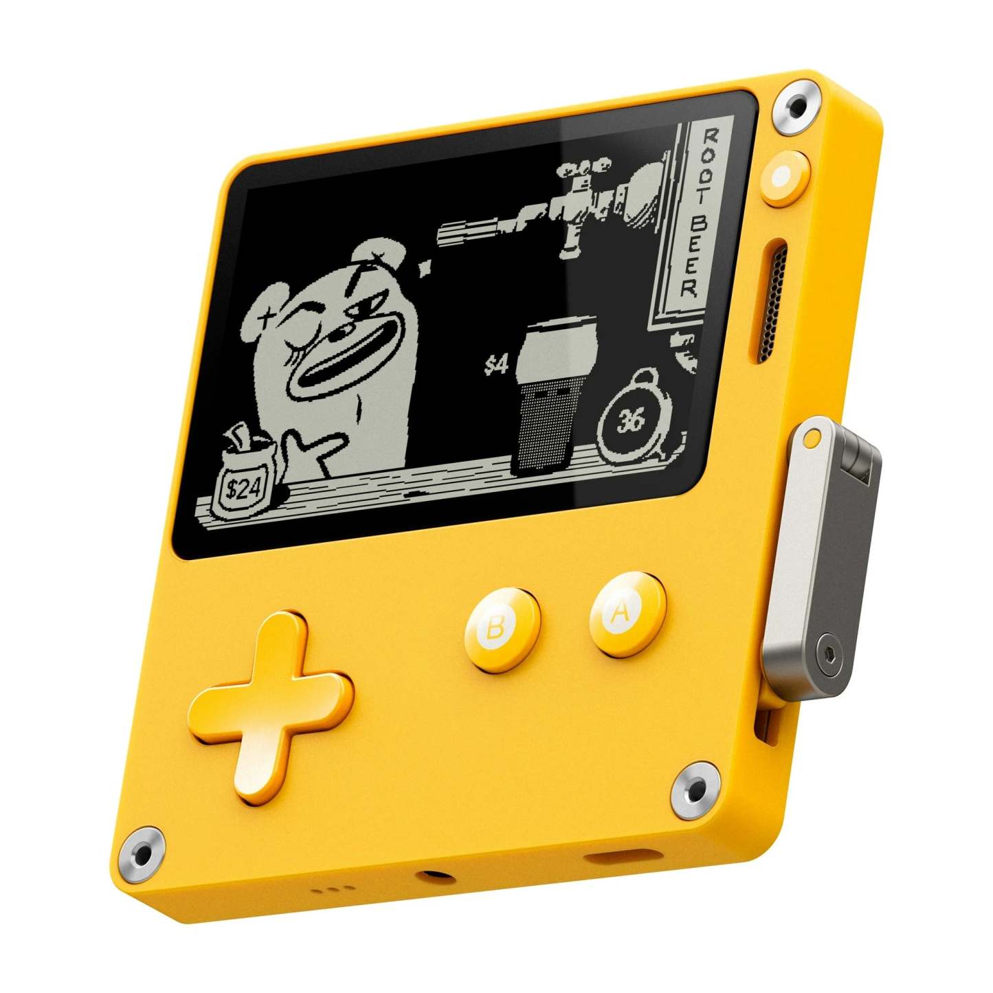 Handheld gaming system - rotatable analog controller