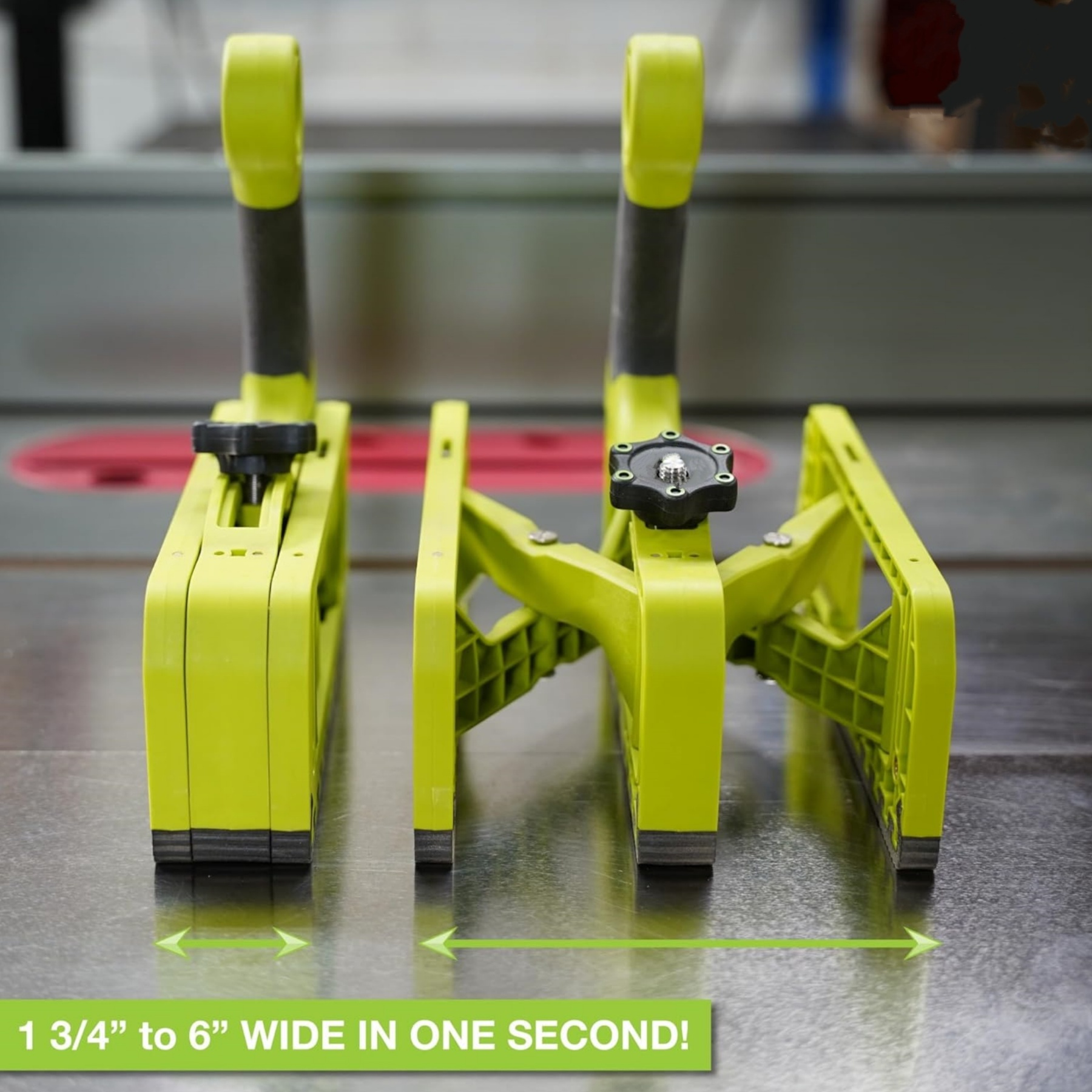 Expandable Push Shoe – Table Saw Push Block Expands 2” to 6” Wide