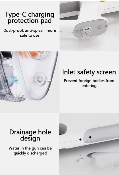 Automatic water gun with suction nozzle - a children's toy