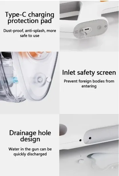 Automatic water gun with suction nozzle - a children's toy