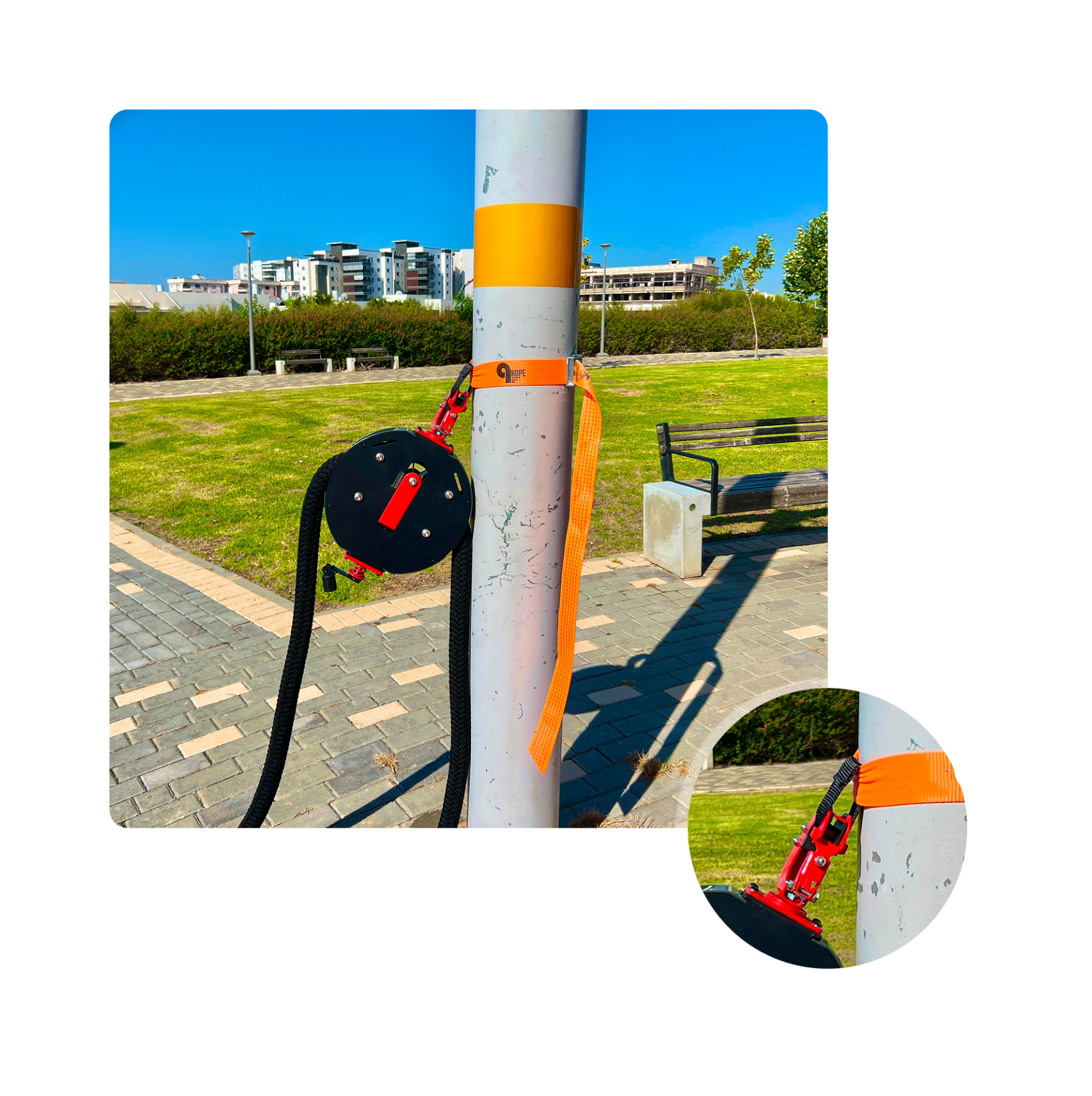 Heavy-Duty Resistance Rope – Portable Friction‑Based Training System