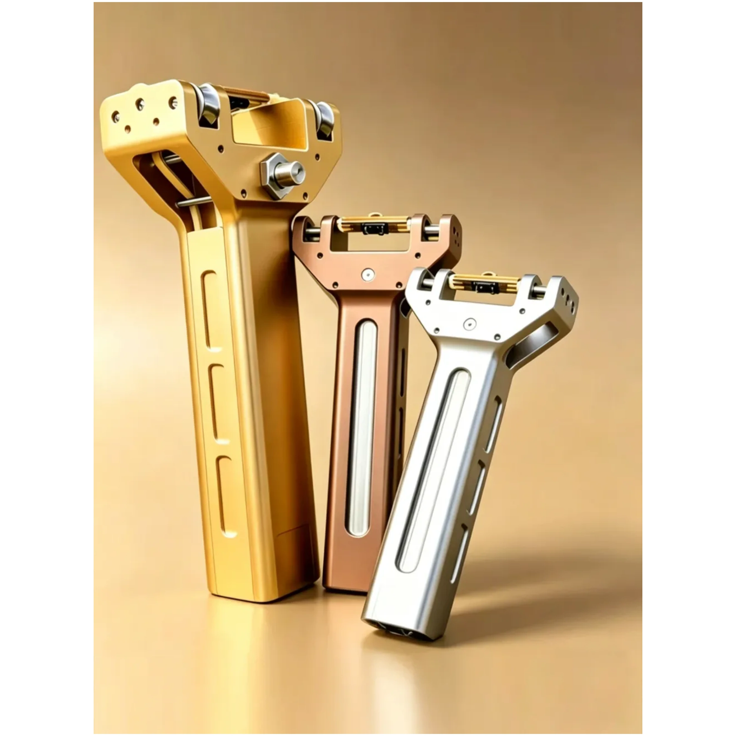 Professional telescopic aluminum alloy slingshot