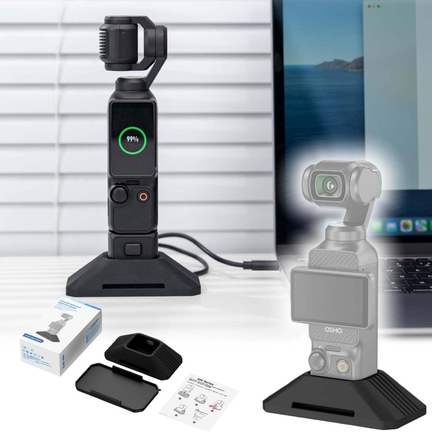 Silicone Stand for Osmo Pocket 3 / Xtra Muse Accessories