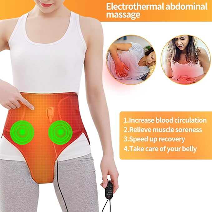 Women's menstrual pad, with 3 vibration and heating modes