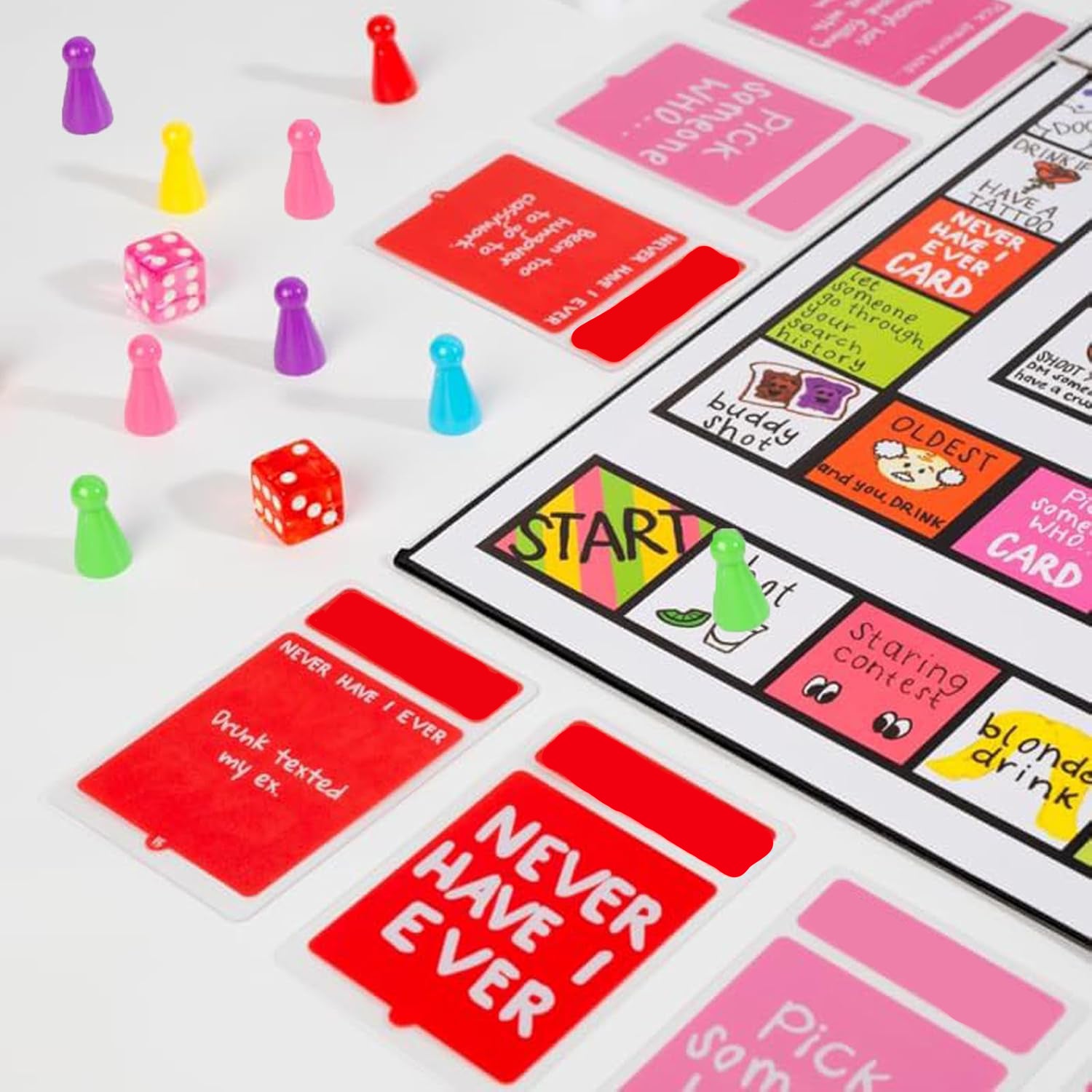 Tipsy Land – The Ultimate Party Board Game | 75+ Unique Spaces