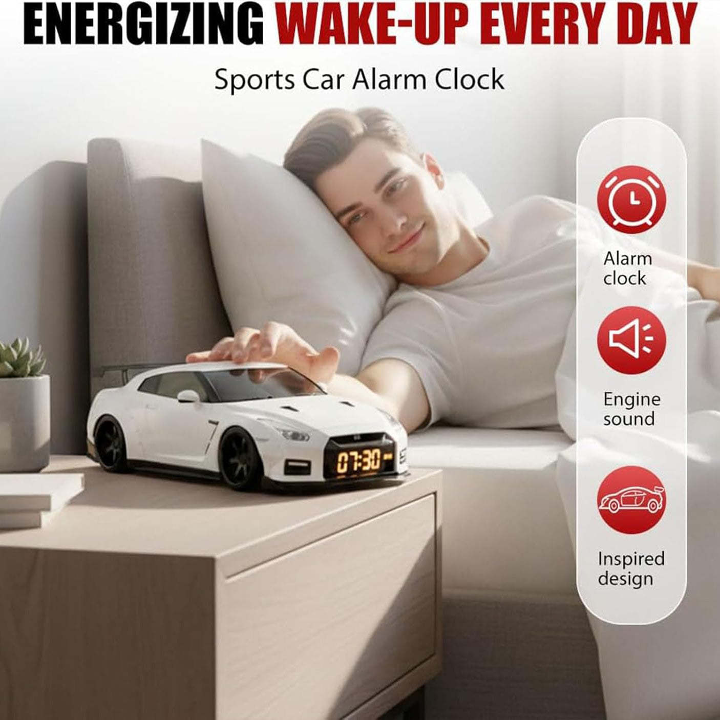 Supercar Alarm Clock