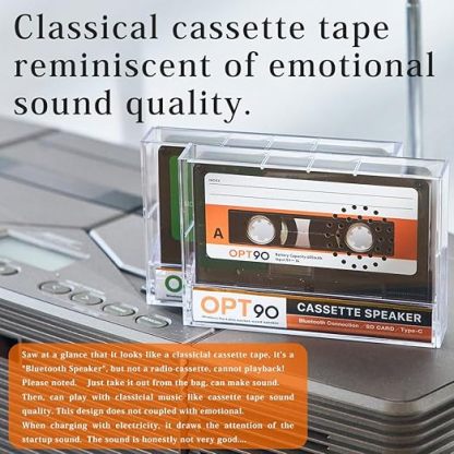 A-side label: Retro cassette speaker