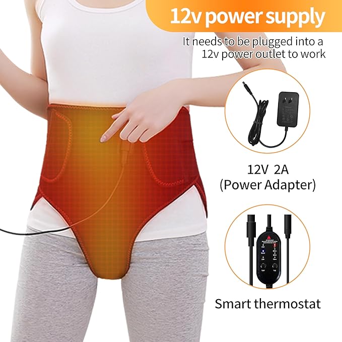 Women's menstrual pad, with 3 vibration and heating modes