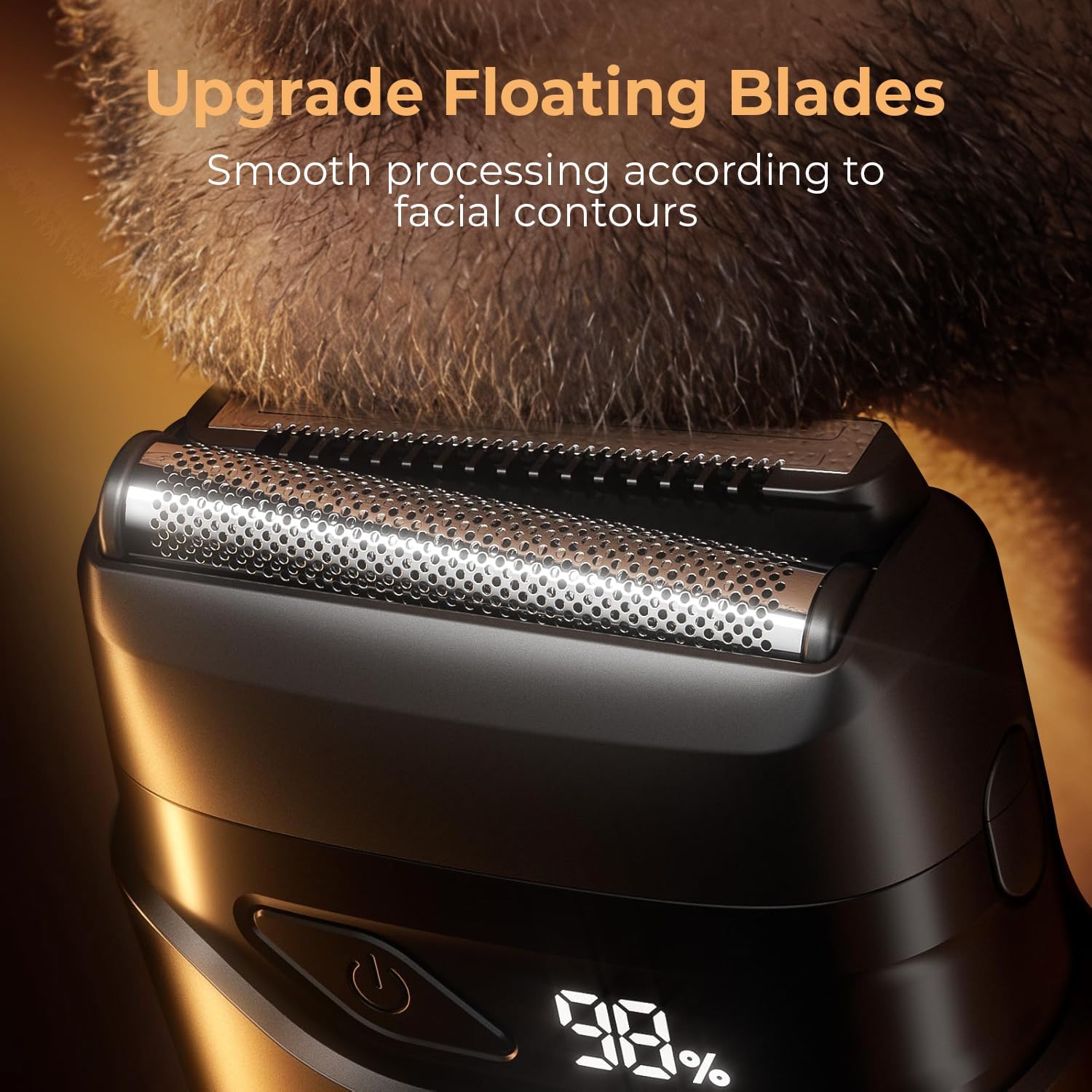 Electric Foil Shaver for Men – Mini Cordless Razor | IPX7 Waterproof