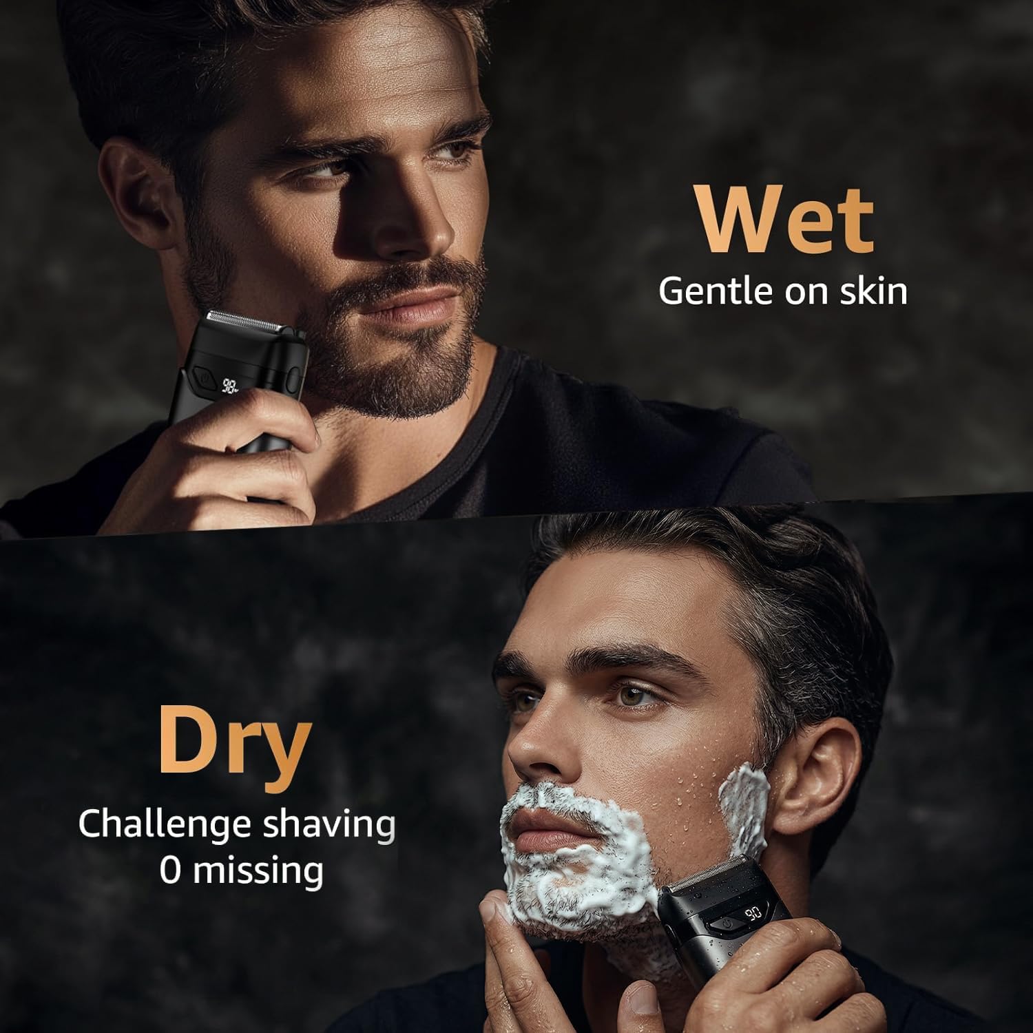 Electric Foil Shaver for Men – Mini Cordless Razor | IPX7 Waterproof