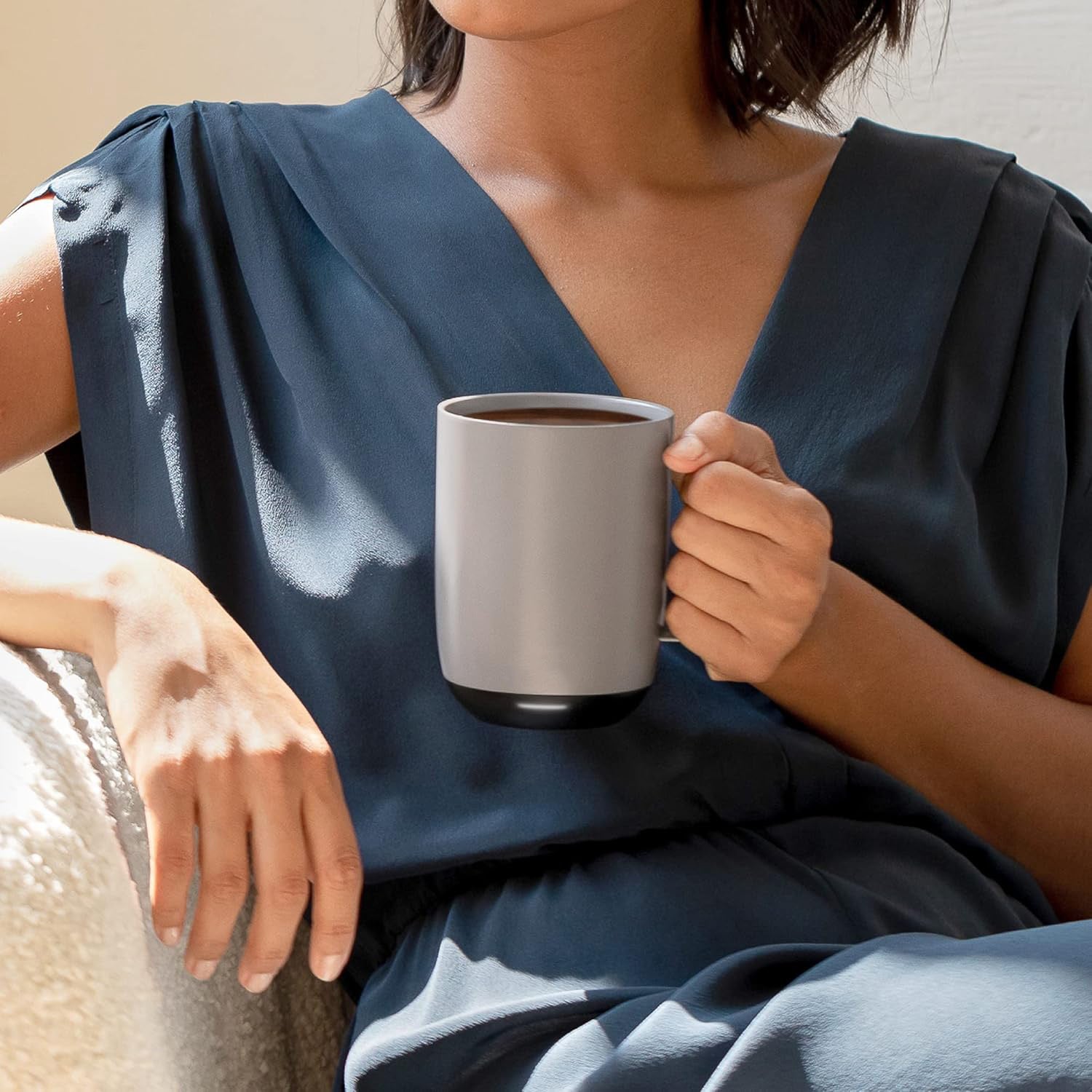 Temperature Control Smart Mug – 14 oz | App-Controlled Heated Coffee Mug