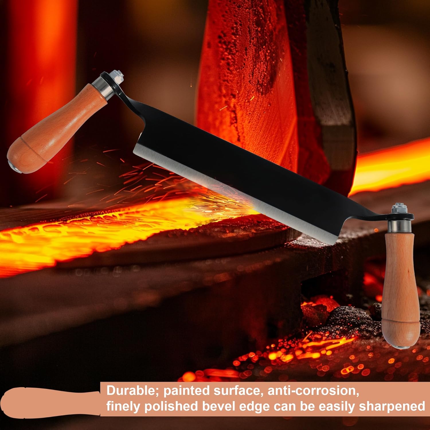 Woodworking Draw Knife – Straight Blade