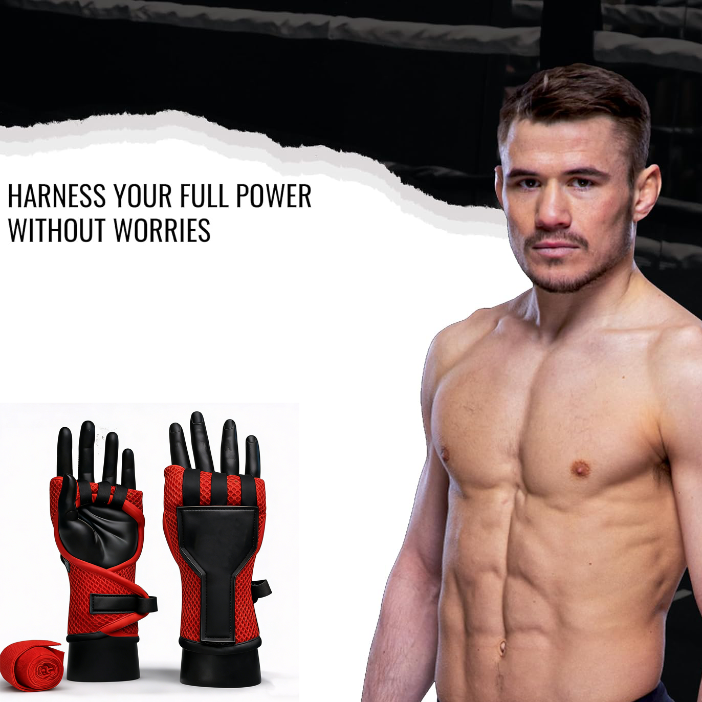 Hand Wraps – Professional Boxing and Muay Thai Training Wraps with Thumb Loop and Knuckle Protection
