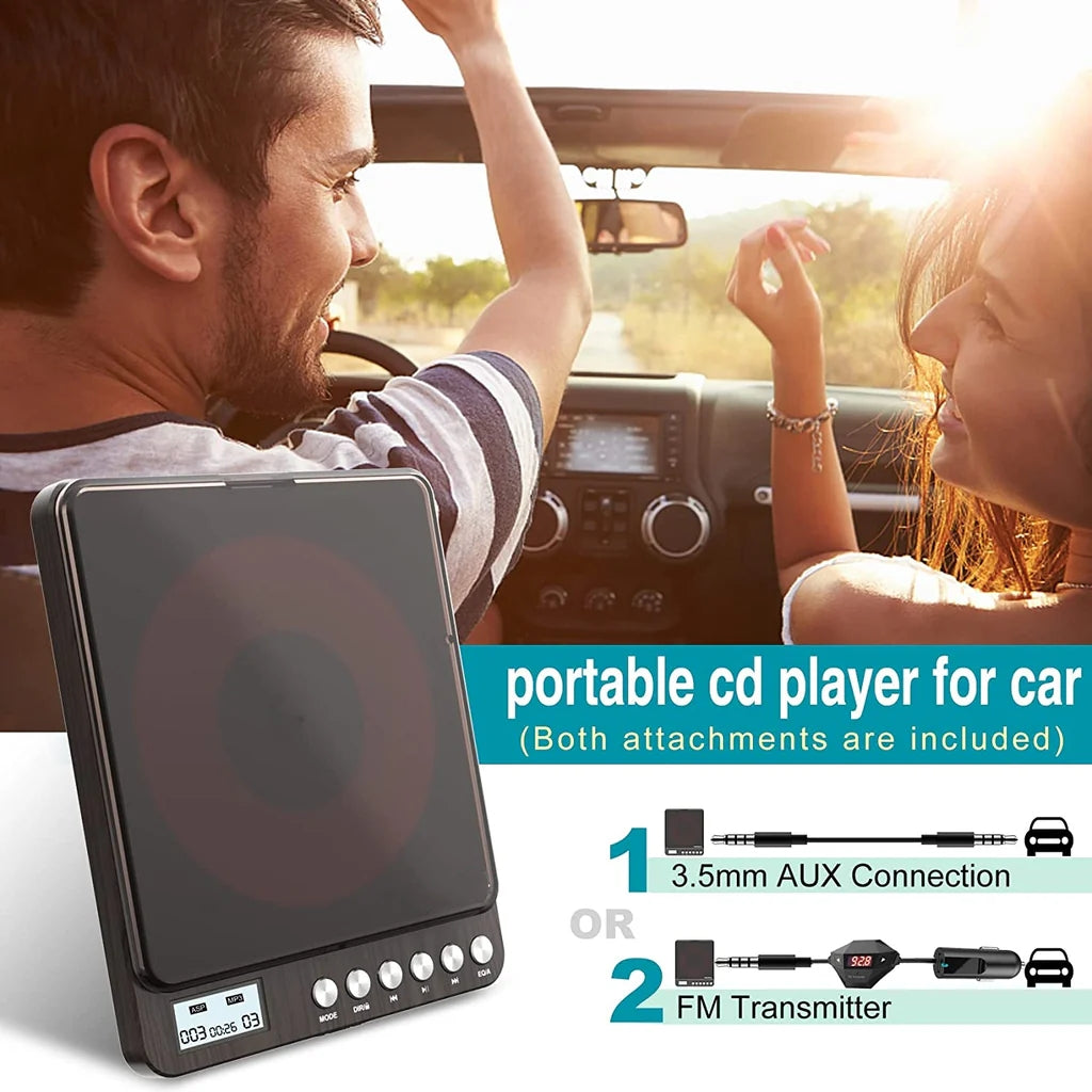 Portable CD Player with AUX and FM Radio