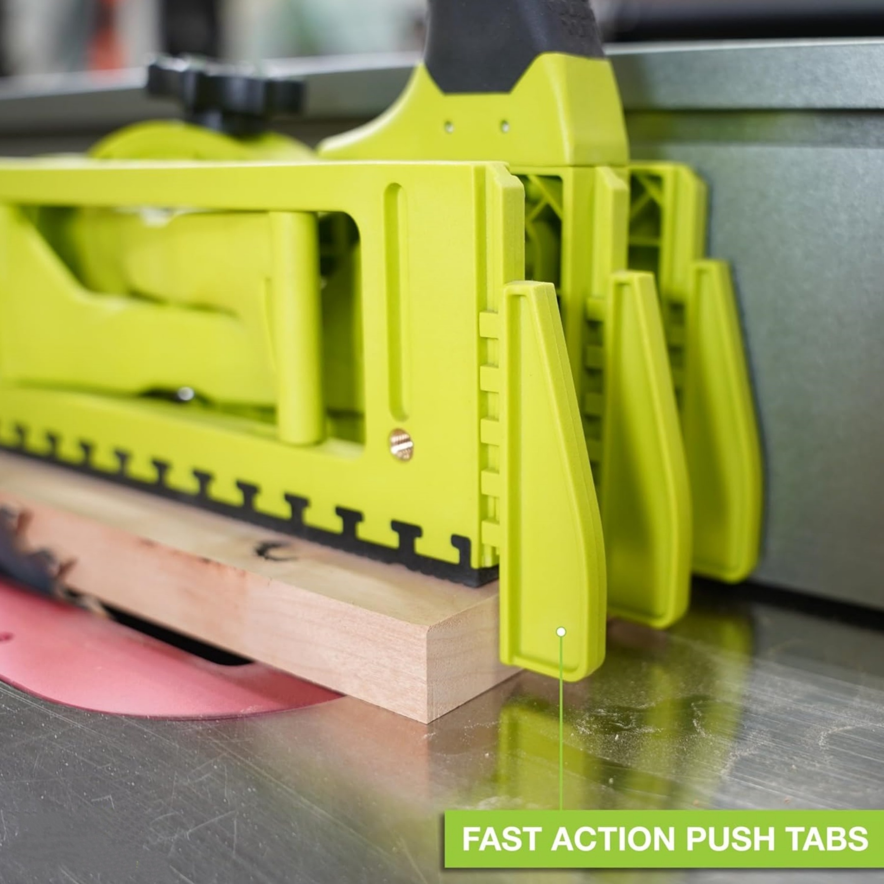 Expandable Push Shoe – Table Saw Push Block Expands 2” to 6” Wide