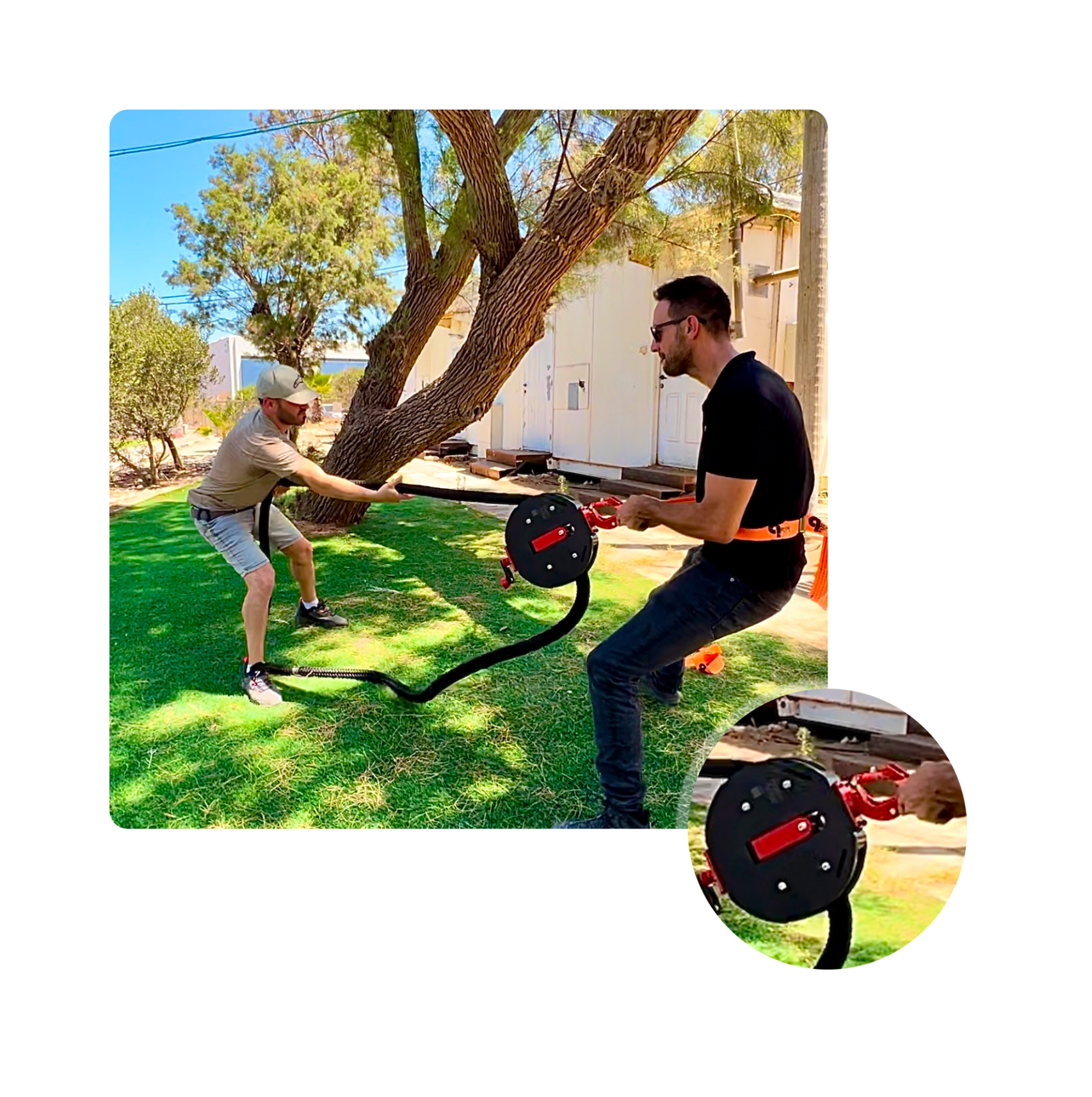 Heavy-Duty Resistance Rope – Portable Friction‑Based Training System