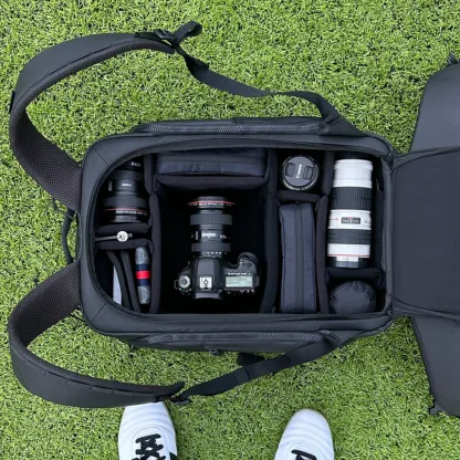 31L Push Button Backpack – Instant Access Camera Backpack with Customizable Dividers