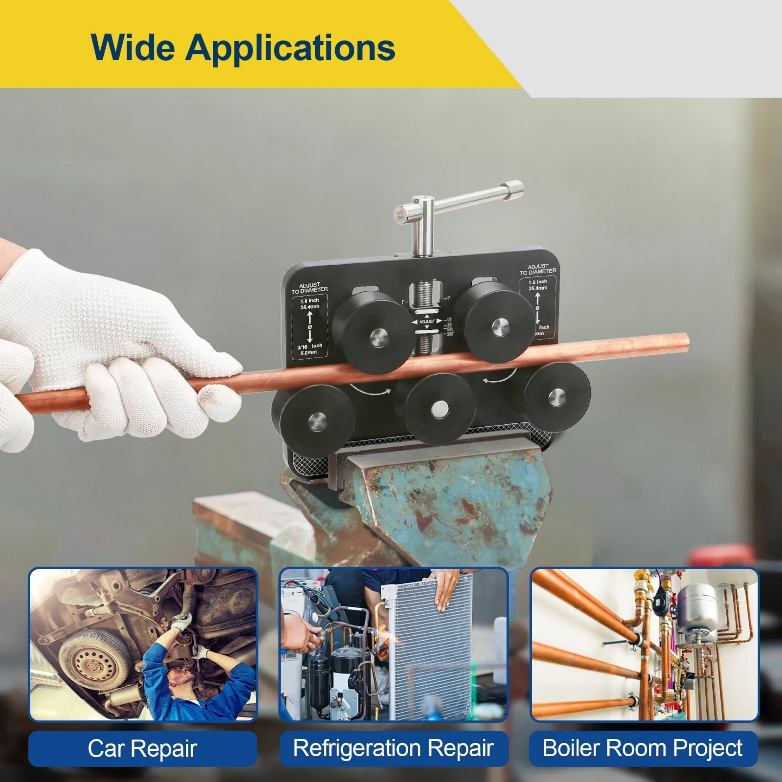 Tube Straightener – For 3/16" to 1.0" Diameter Tubing