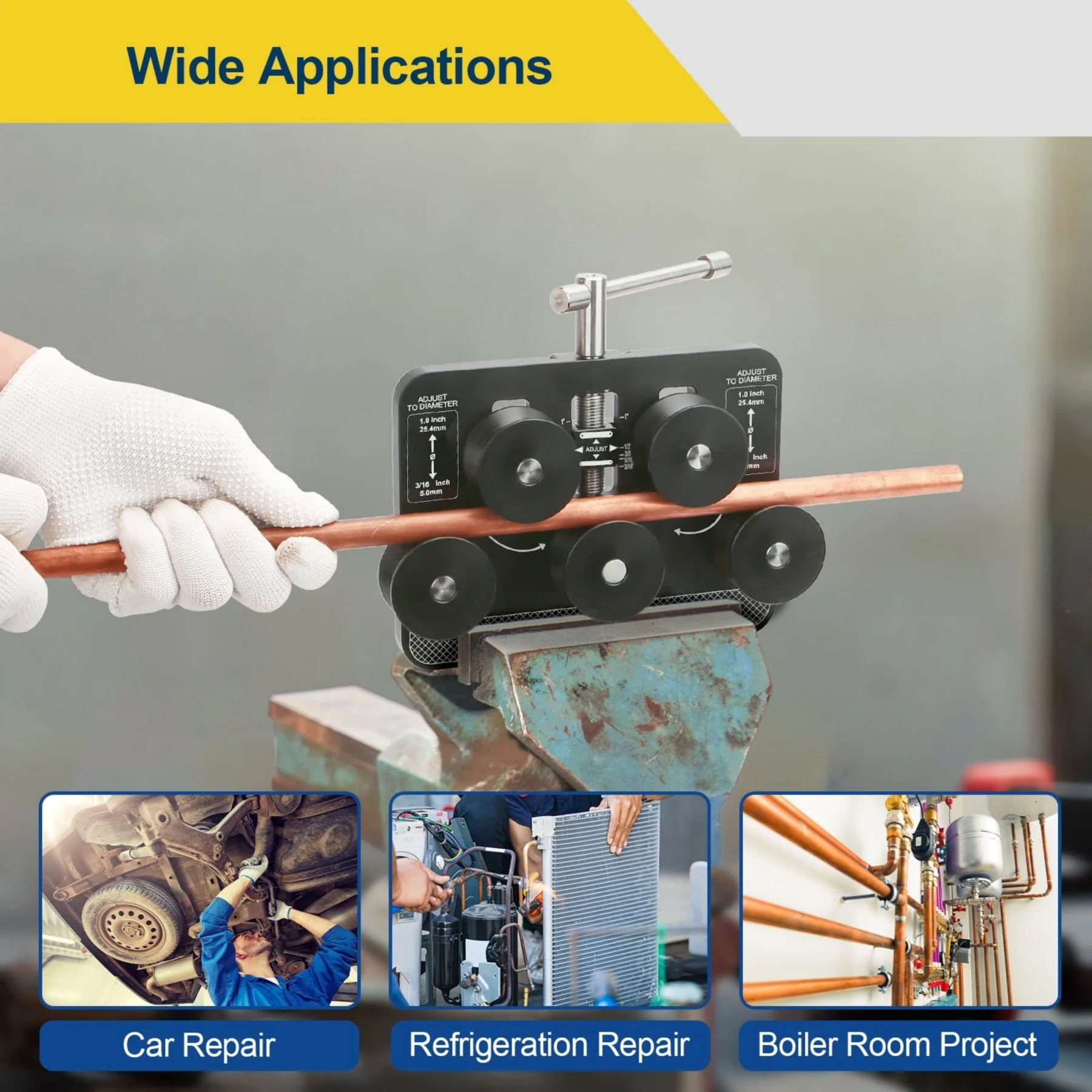 Tube Straightener – For 3/16" to 1.0" Diameter Tubing