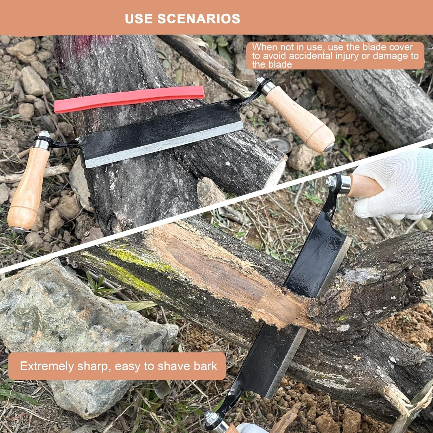 Woodworking Draw Knife – Straight Blade