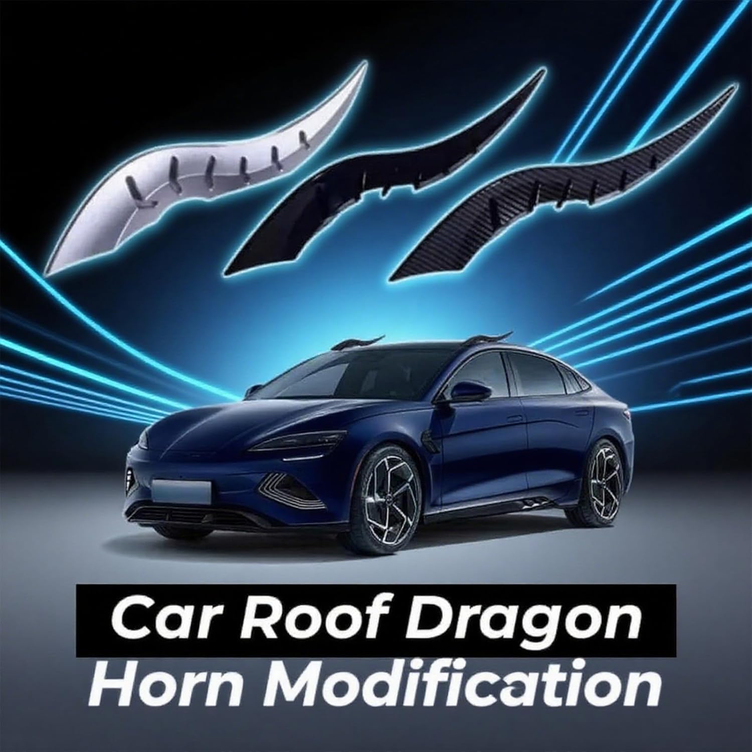 Car Roof Dragon Horns – Universal Devil Horn Car Exterior Decor