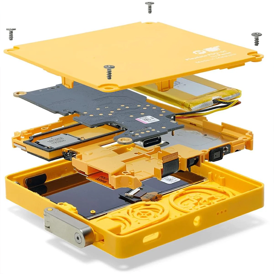 Handheld gaming system - rotatable analog controller