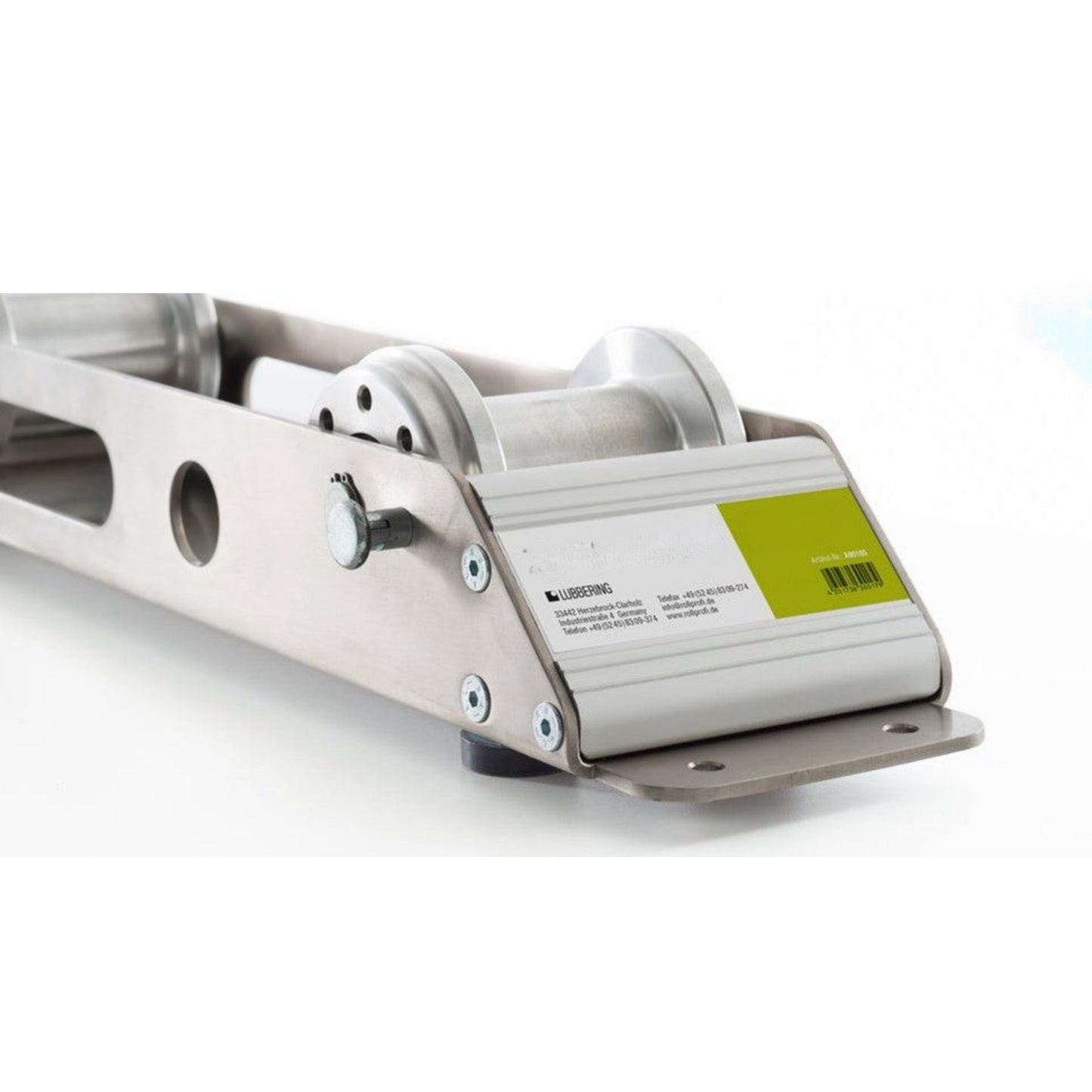 Two‑Part Platform for Cable Drum – Roller Rail System