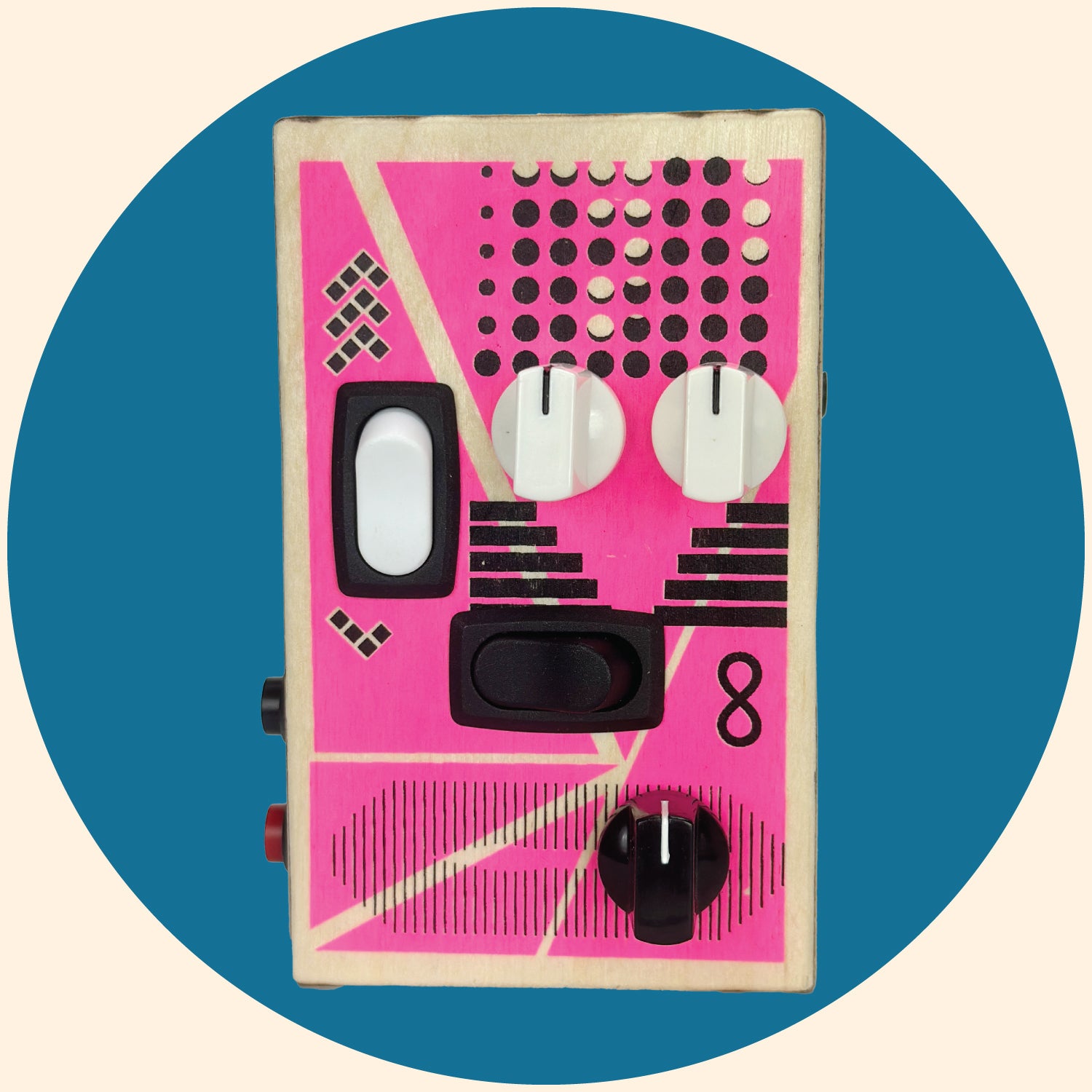 Wooden Voice Recorder & Sound Toy – Lo‑Fi, Handmade, Battery‑Powered