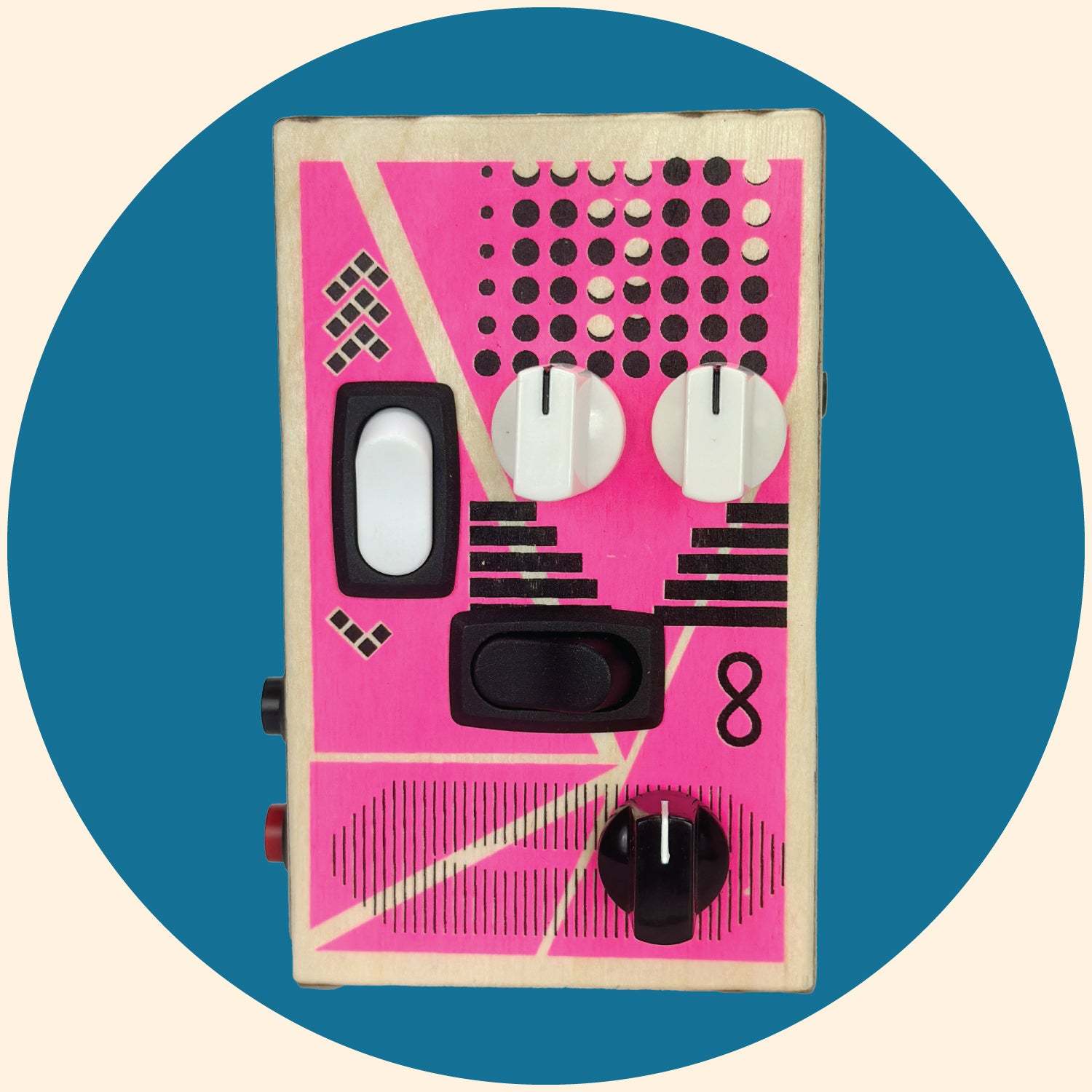 Wooden Voice Recorder & Sound Toy – Lo‑Fi, Handmade, Battery‑Powered