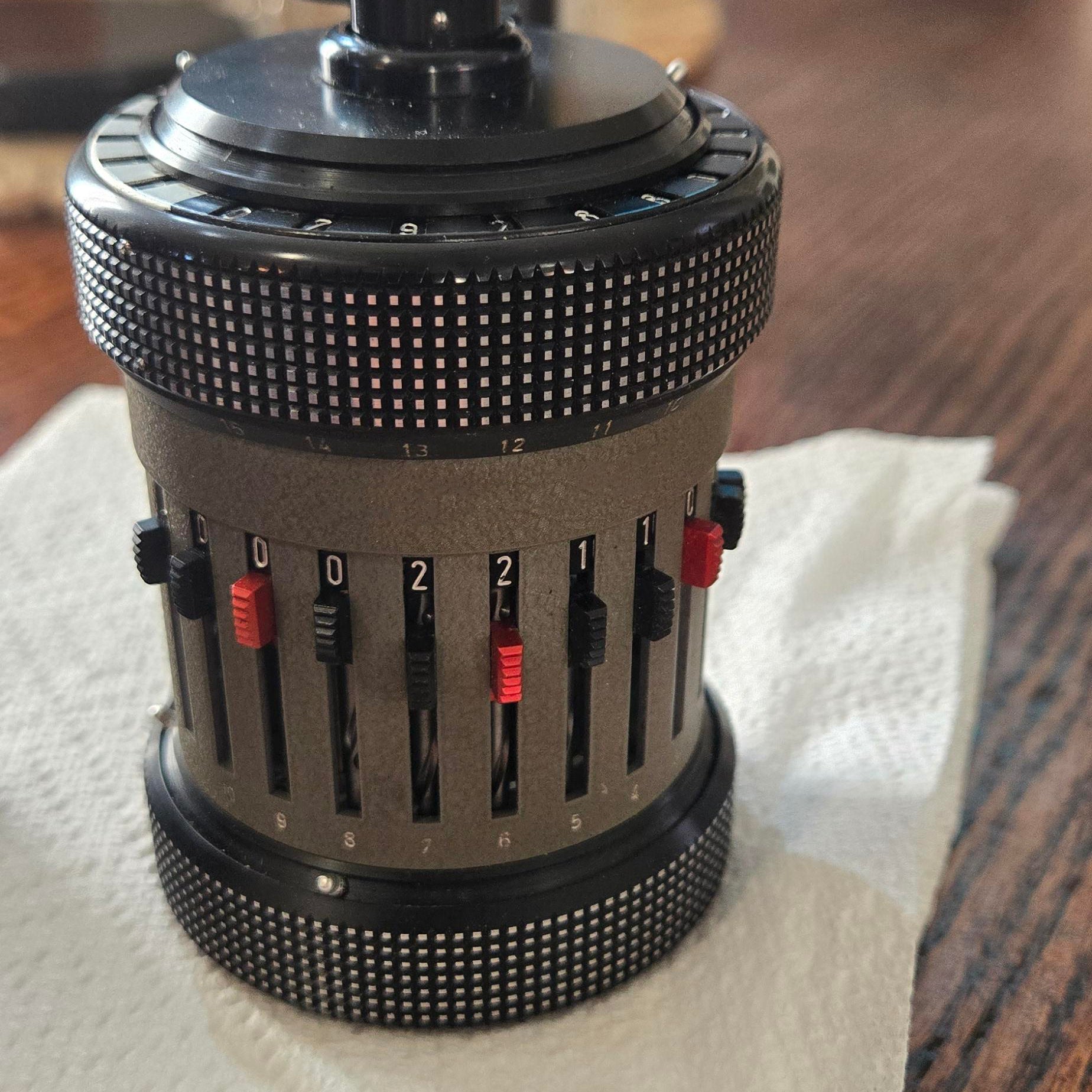 Precision Handheld Mechanical Calculator