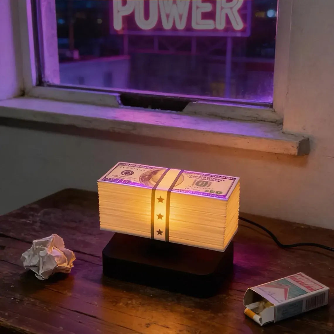 Magnetic Levitation Game Cash Lamp – Floating Ambient Light