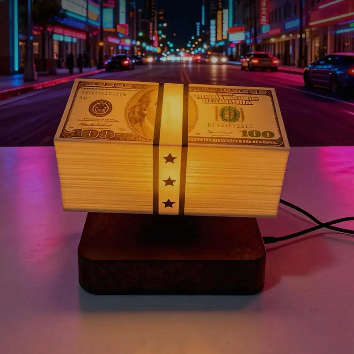 Magnetic Levitation Game Cash Lamp – Floating Ambient Light