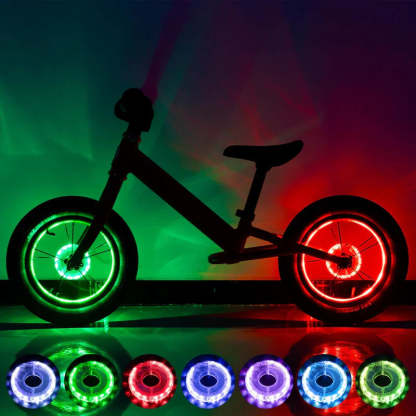 Bike Wheel Light – USB Rechargeable | 7 Colors & 15 Modes