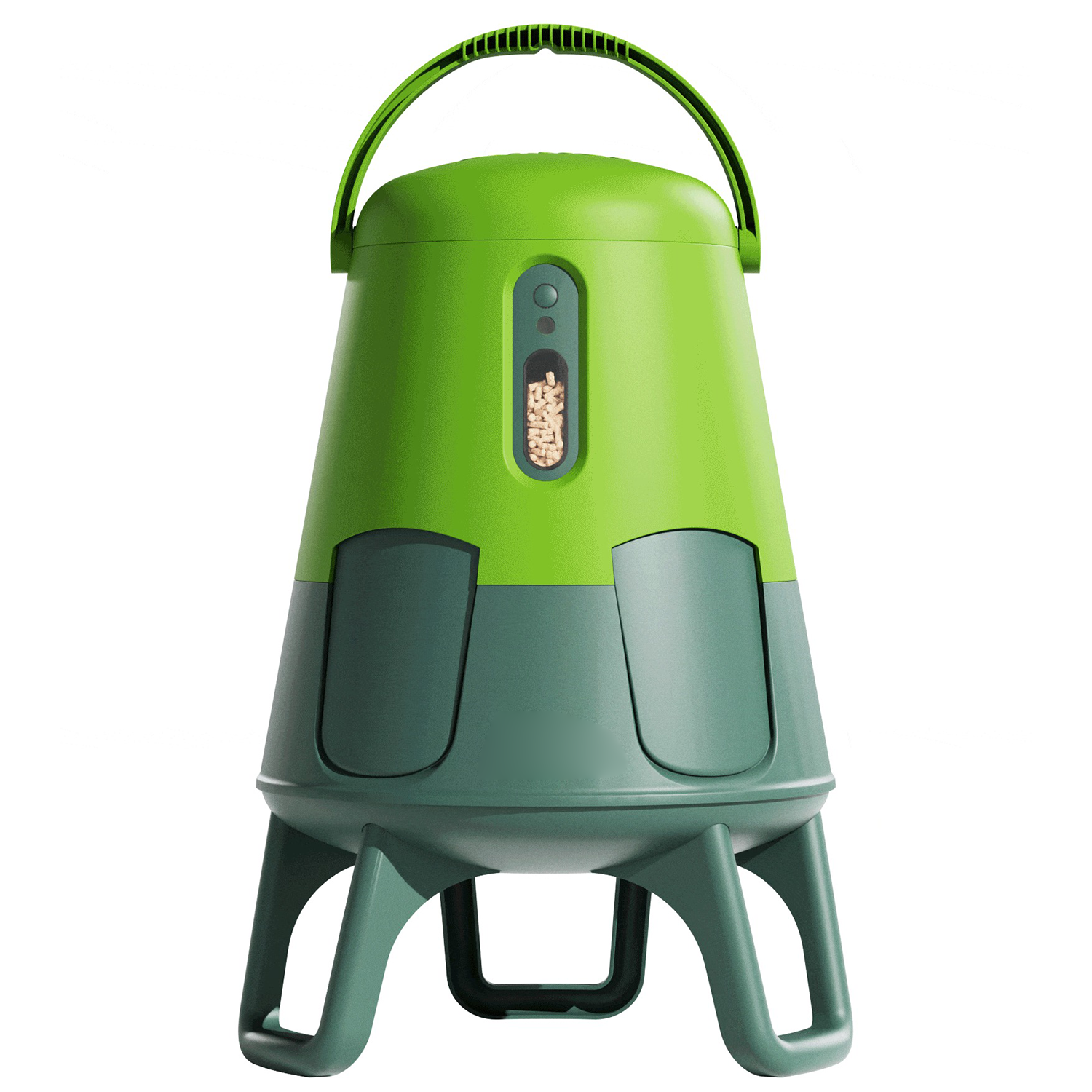 Intelligent anti-overflow chicken feeder
