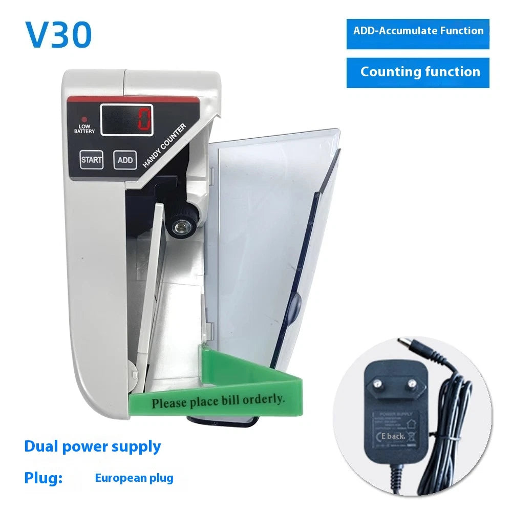 Portable Handy Bill Counter – Mini Banknote Currency Counter