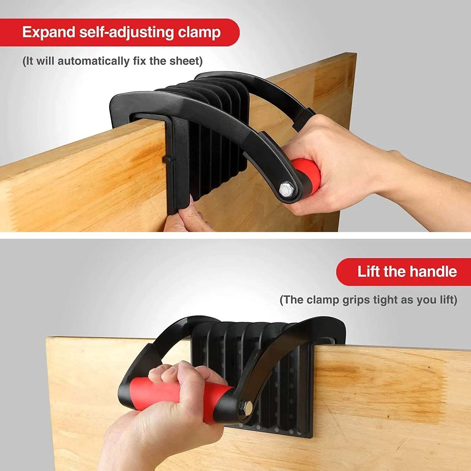 Panel Carrying Clamp – One-Handed Lifting Tool for Sheets & Boards