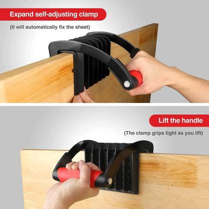 Panel Carrying Clamp – One-Handed Lifting Tool for Sheets & Boards