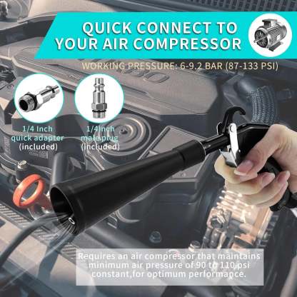 Car Dry Cleaning Gun – High-Pressure Air Blow Gun