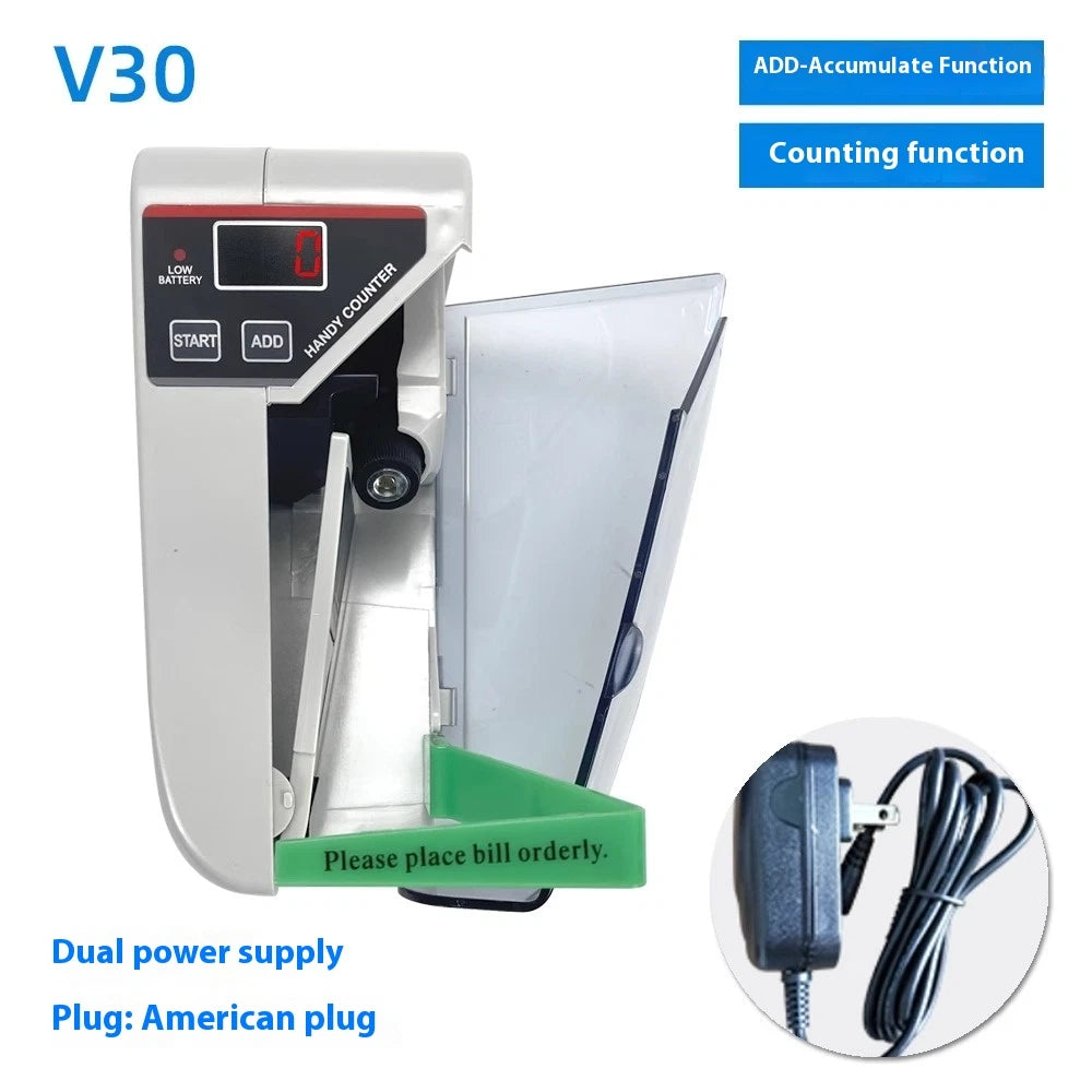 Portable Handy Bill Counter – Mini Banknote Currency Counter