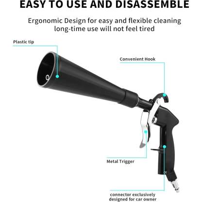 Car Dry Cleaning Gun – High-Pressure Air Blow Gun
